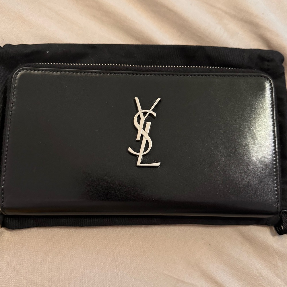 AUTHENTIC YSL LONG WALLET